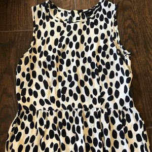 H&M Flowy Black & White Tank Top